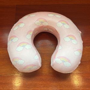 Stoney Clover Lane x Target - Travel Pillow Light Pink/Mini Rainbows - NWOT